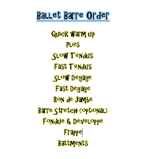Order Of Barre Exercises For Ballet Class Dance Instruction Ballet Lessons Ballet Technique