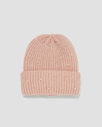 Image 1 De Bonnet A Perles De Zara Cute Winter Hats Stylish Winter Accessories Cute Beanies