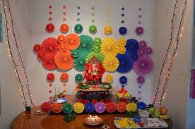 Image Result For Diwali Decorations Ideas Usa Janmashtami Decoration Ganpati Decoration Design Diwali Decorations