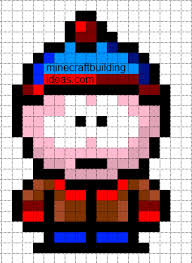 South Park Stan Marsh Pixel Art Templates Pixel Art Pixel Art Grid