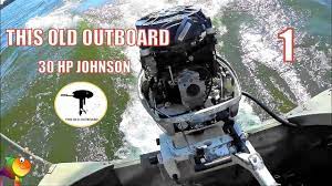 30 Hp Johnson 1990 Johnson Is Getting Hard To Start Youtube