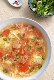 Tomato Egg Drop Soup Recipe With Bacon Souper Diaries Recipe Egg Drop Soup Bacon Soup Recipes Recipes