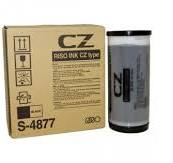Paint cartridge tube for risograph CZ100, CZ180 black S-4877E CZ (800ml)