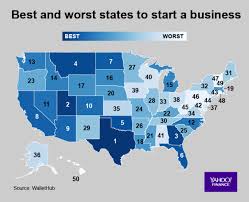 The Best And Worst Us States To Start A Business Starting A Business Business Business Reviews