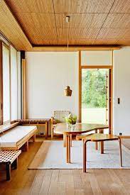 Simple and natural materials soften the. 48 Alvar Aalto Interior Ideas