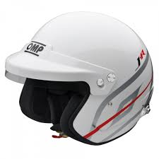 Omp J R Hans Open Face Helmet White