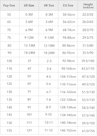 Image Result For Popreal Clothing Size Chart For Baby