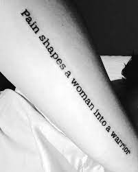 One thing most artists go wrong about in tattoo quotes is the gaping between words and line. 67 Quote Tattoos About Life Love And Strength 2021