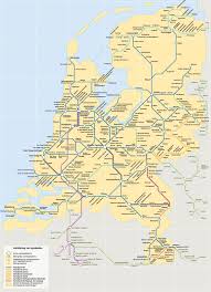 Vanaf 27 juli 2020 mogen buitenlandse partners uit een land met een inreisverbod onder voorwaarden naar nederland reizen. Train Map Of The Netherlands Reizen Nederland Trein