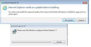 I have got updated internet explorer version 11.0.7 on windows 7 sp1 x64 by the following updates. Internet Explorer Needs An Update Before Installing Microsoft Community