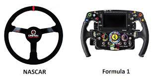 Learn how to make the proper adjustments to improve lap times. Comparison Of Nascar And Formula 1 Steering Wheel Sports