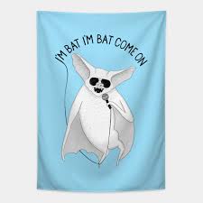 #tapestry #mandala tapestry #wall hanging tapestry #blue zodic tapestry #beautiful tapestry #tapestry stock #selling tapestries #worldwide tapestries #modern tapestries #modern tapestry for. Bat Singing Michael Jackson Animal Karaoke Illustration Blue Cute Bats Tapestry Teepublic