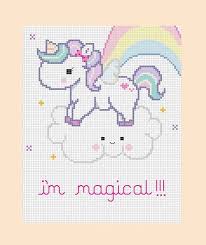 Be Magical Unicorn Cross Stitch Pattern Pdf Pattern Punto Croce Ricamo Punto Croce Ricamo Punto Croce Schemi