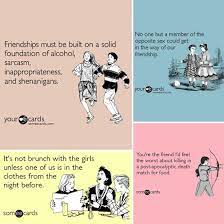 17) good friends will come and go, but best ones end up harassing you for a lifetime. Popsugar Entertainment Holiday Quotes Funny Friendship Humor Friends Quotes Funny