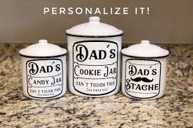 Father S Day Gift Dad Cookie Jar Personalized Cookie Jar Dad S Stache Candy Jar Dad Snacks Funny Present Personalized Cookies Personalized Cookie Jar Jar