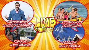 O r7 procurou o apresentador luciano huck, mas a assessora pessoal dele não respondeu até o momento. Marcos Mion Demitido Recordtv Luciano Huck No Caribe Fabio Jr Vende Mansao Porque Neve E Branca Youtube