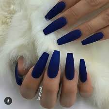 55 awesome coffin nail designs you'll flip for. 15 Blue Coffin Nails Ideas Nails Blue Nails Blue Coffin Nails