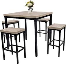 Maybe you would like to learn more about one of these? Amazon Com Counter Height Compact Kitchen Table Home Kitchen Kitchen Table Chairs Bar Table And Stools Kitchen Table Makeover
