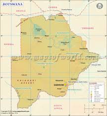 Botswana Map Map Of Botswana Botswana Map Country Maps