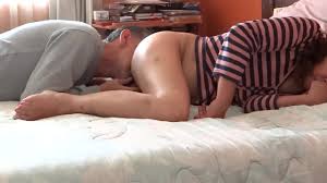 Stepson puts on a hidden camera while she licks her pussy, moans asking him  to put his cock in her - XNXX.COM