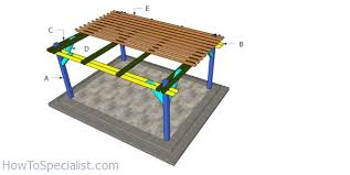Il est donc impératif, avant de monter votre pergola en bois, de parcourir l'ensemble du plan de montage. 12x16 Pergola Plans Free Pdf Download Howtospecialist How To Build Step By Step Diy Plans