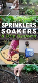 Diy Sprinklers Soakers Drip Systems Kreative Garten Ideen Diy Gartenbau Bewasserung Garten