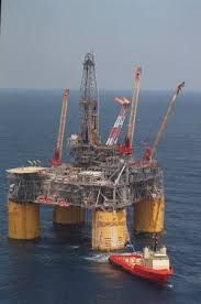 1950 The Race For Oil In The Gulf Of Mexico Oil Platform Shell Oil Company Oil Rig Jobs