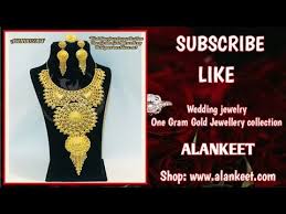 Wedding Jewelry Collection And Latest Bridal Necklace Jewellery With One Gram Gold Quality Yo In 2020 Bridal Necklace Wedding Jewellery Collection Jewelry Collection
