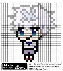 anime shemy dlya rukodeliya piksel art pikselnye izobrazheniya minecraft bumazhnye shablony