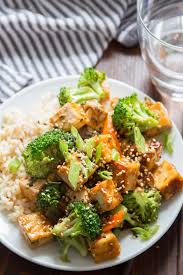 When hot add the broccoli (which should be chopped into add sauce to broccoli and stir until everything is coated with sauce. Tofu Stir Fry With Garlic Sauce Connoisseurus Veg