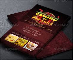 These transparent cards give a beautiful and fun look. 22 Catering Services Business Card Designs Free Sample Psd Templates