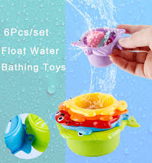 4.9 out of 5 stars with 188 ratings. 6pcs Set Baby Float Water Stacking Cups Classic Bath Toy Swimming Educational Toys For Children Plastic Fish Animal For Bathroom Bath Toy Aliexpress