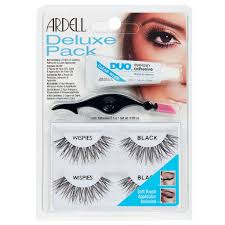 Ardell lashes pro wispies 700 is lightweight and perfect for users who are just starting to apply falsies and want something bombastic but still natural looking. Ardell Deluxe Pack Lashes Wispies Black False Eyelashes