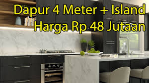 Bau jadi permasalahan khusus dalam dapur. Dapur Idaman Eps 2 Desain Kitchen Set Minimalis 4 Meter Harga Rp 40 Jutaan Youtube