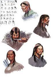 Ancient Nomadic People S Hairstyles By Razielmn On Deviantart Mongolian Ancient Warriors Warrior