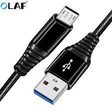 Olaf 1m Micro Usb Cable For Samsung Xiaomi 2 4a Fast Charging Data Cable Android Mobile Phone Charger Wire Cord Microusb Cables Mobile Phone Case Sewing Phone Charger Best Mobile Phone