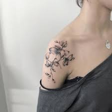 Orchid Tattooon Rare Tattoos Shoulder Tattoos For Women Flower Tattoo Shoulder