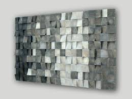 3d Wood Wall Art Mosaic Wall Hanging Wood Block Wall Art Etsy 3d Wall Art Wood Wall Decor Wood Wall