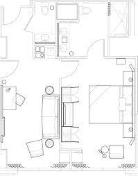 Delano Las Vegas Luxury Hotel King Suite Hotel Room Plan Hotel Floor Plan Luxury Hotel Room