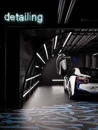 Black Star Car Wash By Gretaproject Car Showroom Design Car Showroom Interior Garage Design