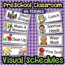 After doing so many printable activities, i've found that it's most helpful to always have these basic supplies on hand. Visual Schedule Center Labels Editable Prek Classroom By Print Path Ot
