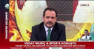 A spor canlı yayınını kesintisiz web sitemizden online izleyebilirsiniz.a spor yayın akışı ve kanal hakkında frekans bilgilerine ulaşabilirsiniz. Vedat Muric A Spor A Konustu Kuluplerin Anlasmasini Bekliyoruz Videosunu Izle Fotomac Tv
