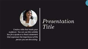 Template bervariasi template merupakan salah satu fitur yang terdapat pada powerpoint. Biography Presentation