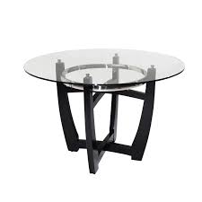 Check spelling or type a new query. Dining Table With Clear Tempered Glass Top With Solid Wood Base Modern Round Glass Kitchen Table Furniture For Home Office Kitchen Dining Room Black Walmart Com Walmart Com