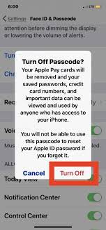 When the passcode is turned off, face id is disabled. How To Disable Passcode On Iphone Or Ipad Osxdaily