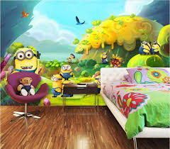 Tover de kamer om in een vrolijke minion room! Cartoon Photo Wallpaper Minions Wallpaper Custom 3d Wall Mural Kids Bedroom Decor Children S Playground Despicable Me Wallpaper Photo Wallpaper Wallpaper Customcustom 3d Aliexpress