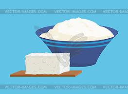 Cottage Cheese Portions Set Vector Clip Art Check out our cheese clipart selection for the very best in unique or custom, handmade pieces from our craft supplies & tools shops. vector images com