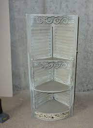Corner Shelves Diy Shutters Corner Shelves Shutters Repurposed