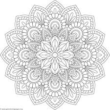 Mar 14, 2021 · the mandala flower on this flower coloring page is one of the most interesting we've ever seen. Pattern Full Page Flower Mandala Coloring Pages Novocom Top
