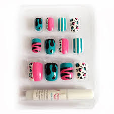 One of my favorite nail designs is leopard print (or you can call it cheetah print), which is an easy and fun way to decorate my nails. New 12 Pcs Colorful Leopard Print French Pre Design Full Cover Fake False Acrylic Sticker Nails Tips With Free Glue Gel N229 Nail Tips Nails Acrylic Tipsacrylic Nail Tips Aliexpress
